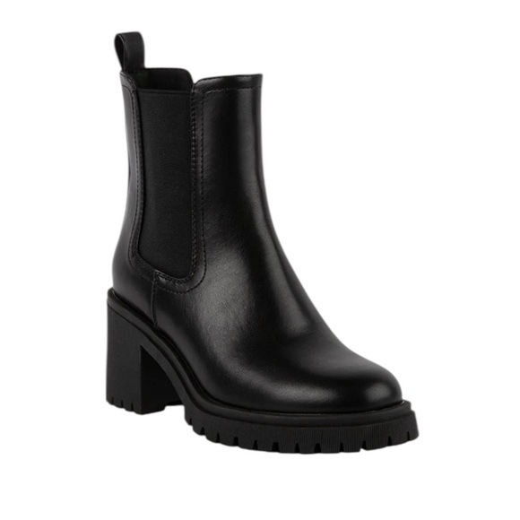 Steve Madden Blaine Heeled Boot - Black- Size 10 - Picture 1 of 8